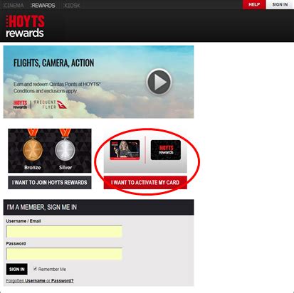 Activating a HOYTS Rewards Membership – HOYTS Support.